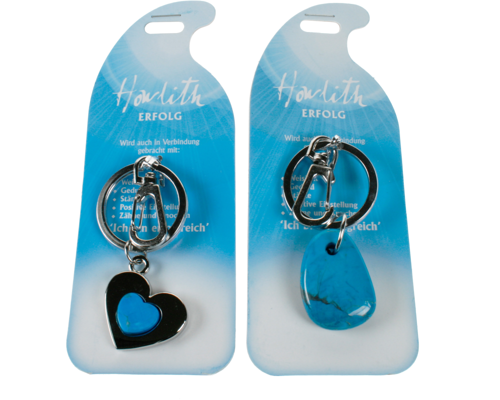 ROOST Schlüsselanhänger Erfolg G233 Howlith türkis 2 Motive ass.