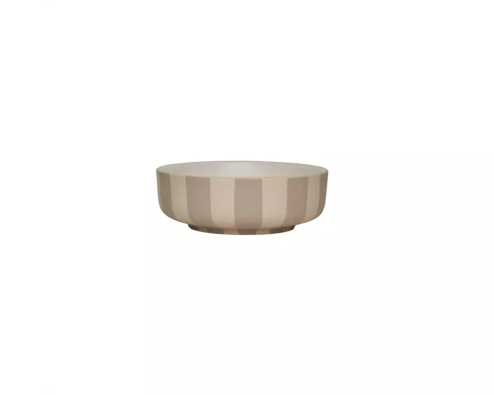 OYOY Dekoschale Toppu Bowl Small Grau/Weiss
