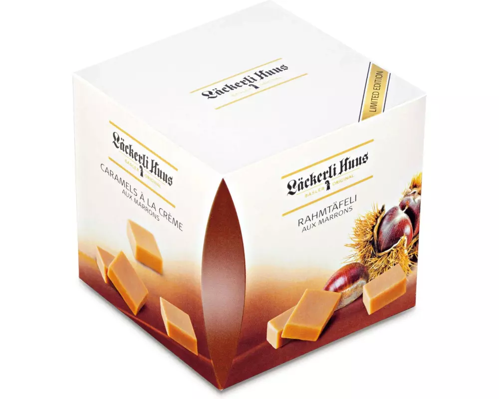 Läckerli Huus Rahmtäfeli aux Marrons 350 g