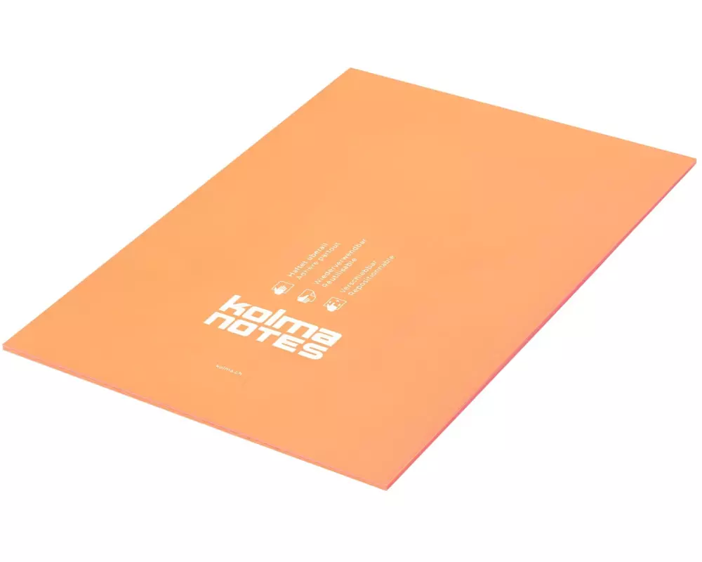 Kolma Notizzettel NOTES A4 Orange, 50 Blatt
