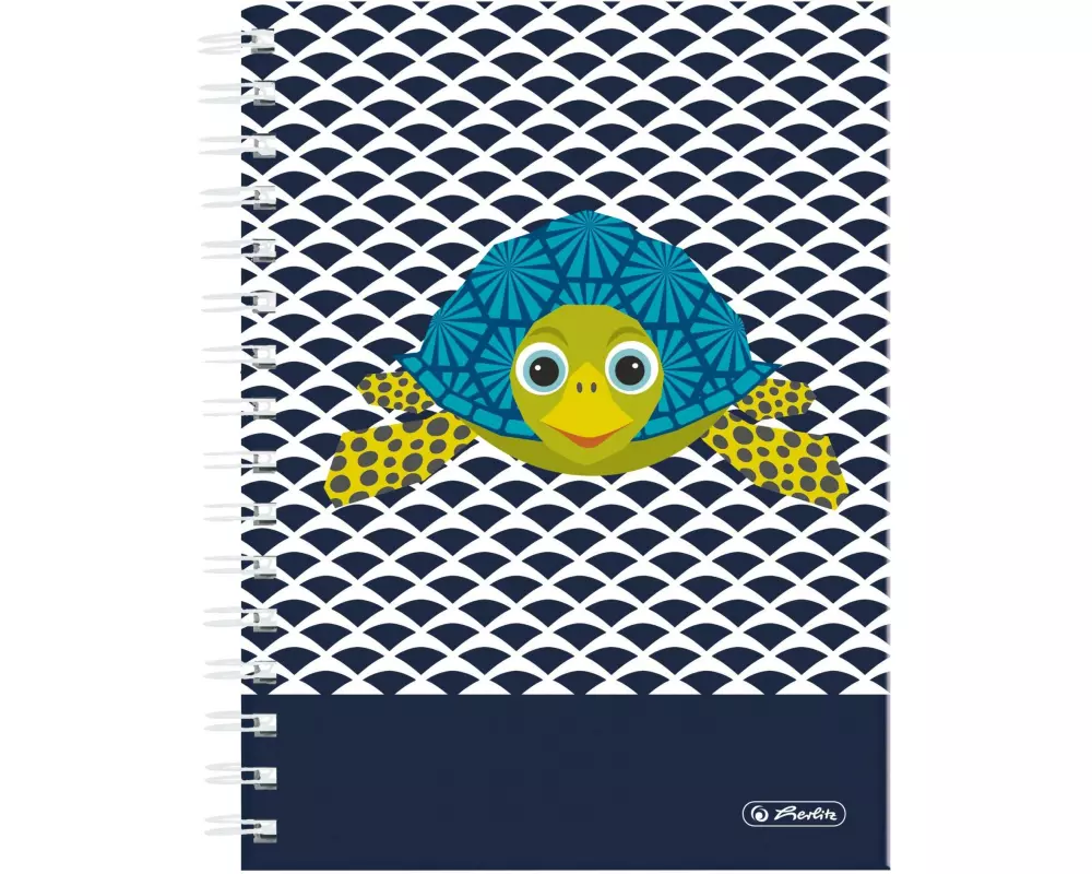 Herlitz Notizheft Cute Turtle A5 100 Blatt kariert