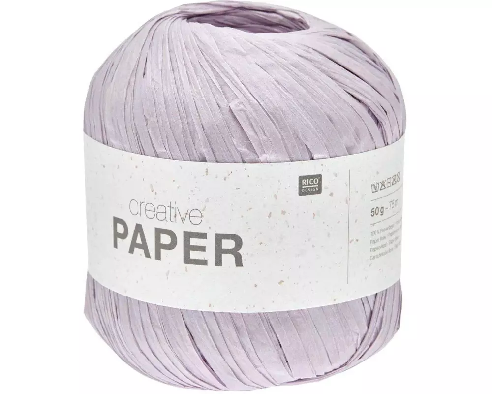 Rico Design Wolle Paper Flieder, 75 m