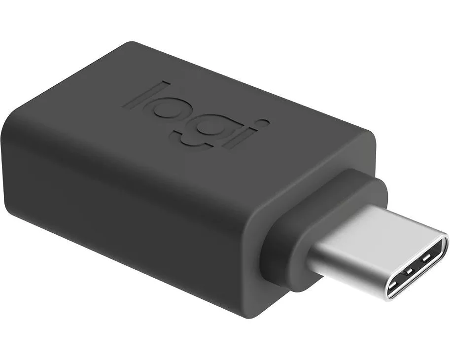 Logitech USB-Adapter USB-C Stecker - USB-A Buchse