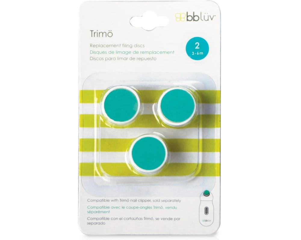 bblüv Ersatzscheiben für Trimö 3-er Pack, Türkis, 3-6 Monate