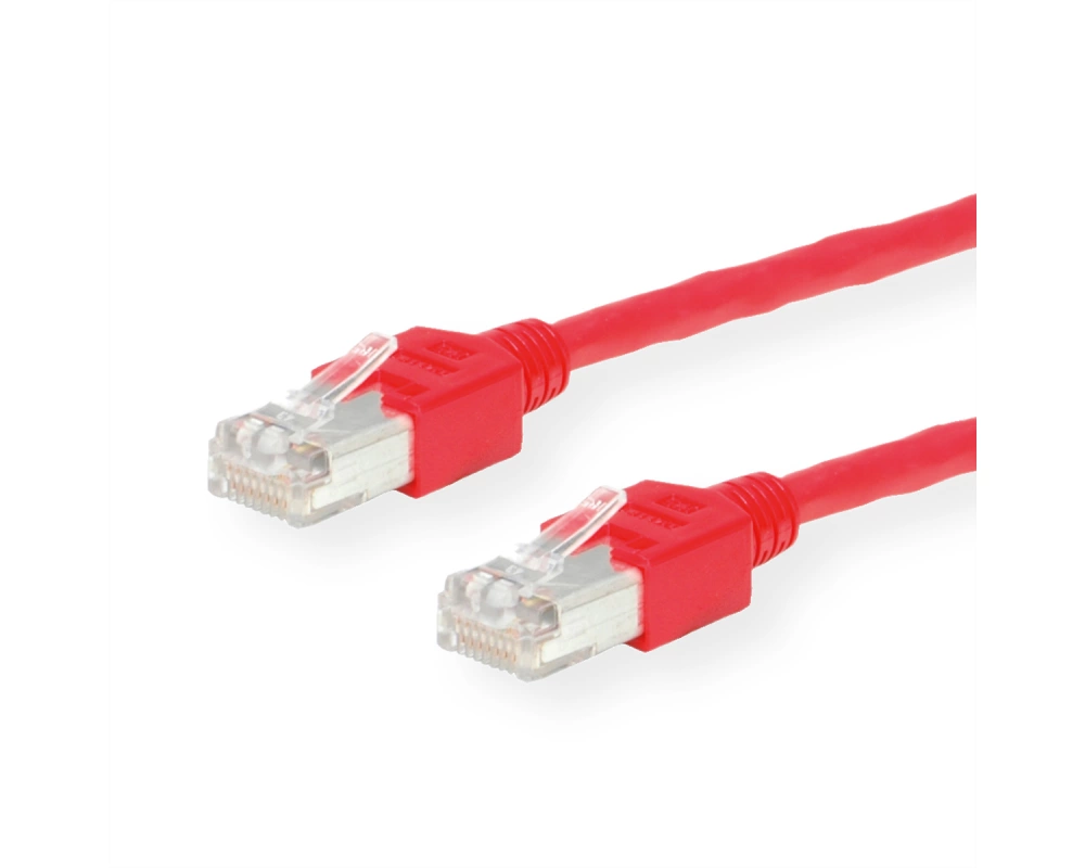 KERPEN Patchkabel Cat.5e (Class D) SF/U, MegaLine D1-20, gekreuzt, rot, 3 m