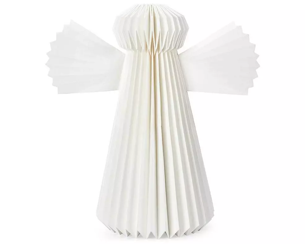 Markslöjd Tischdeko Papierengel, E14, 6W, 30 cm, Weiss