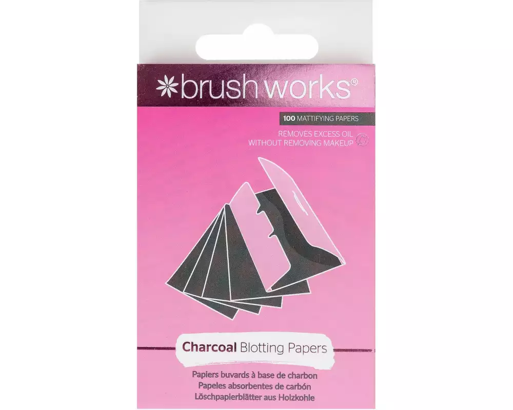 Brushworks Blotting Papers Mattierend, Aktivkohle, 100 Stück