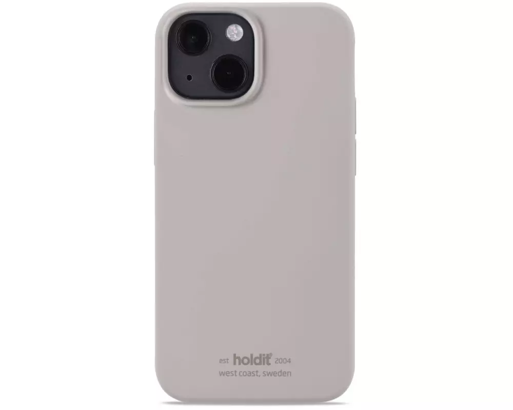 Holdit Back Cover Silicone iPhone 13 mini Taupe