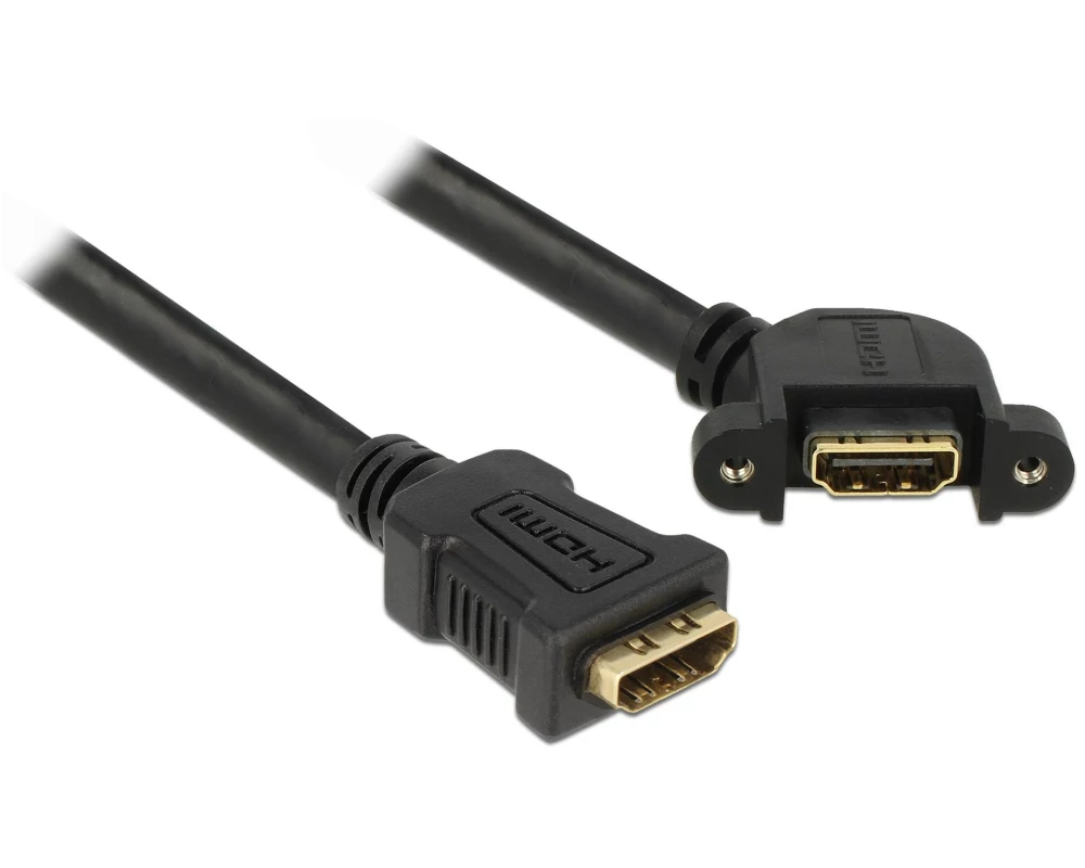 Delock Verlängerungskabel zum Einbau HDMI - HDMI, 0.25 m
