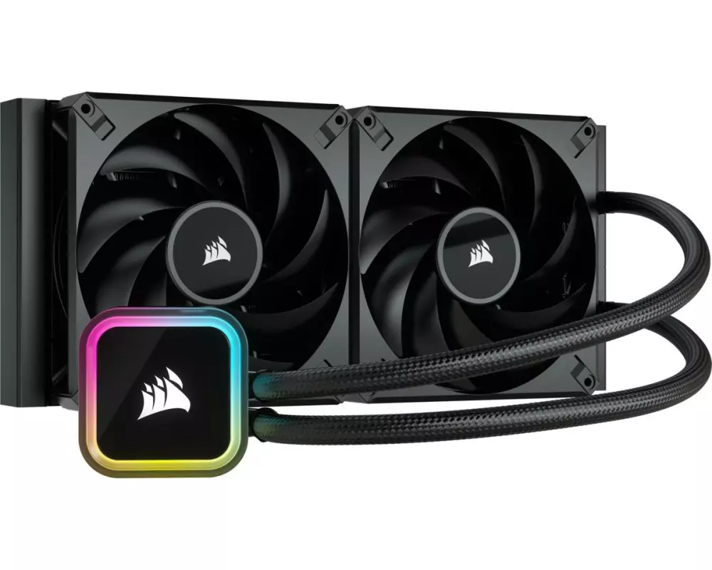 Corsair Wasserkühlung iCUE H115i RGB ELITE Schwarz
