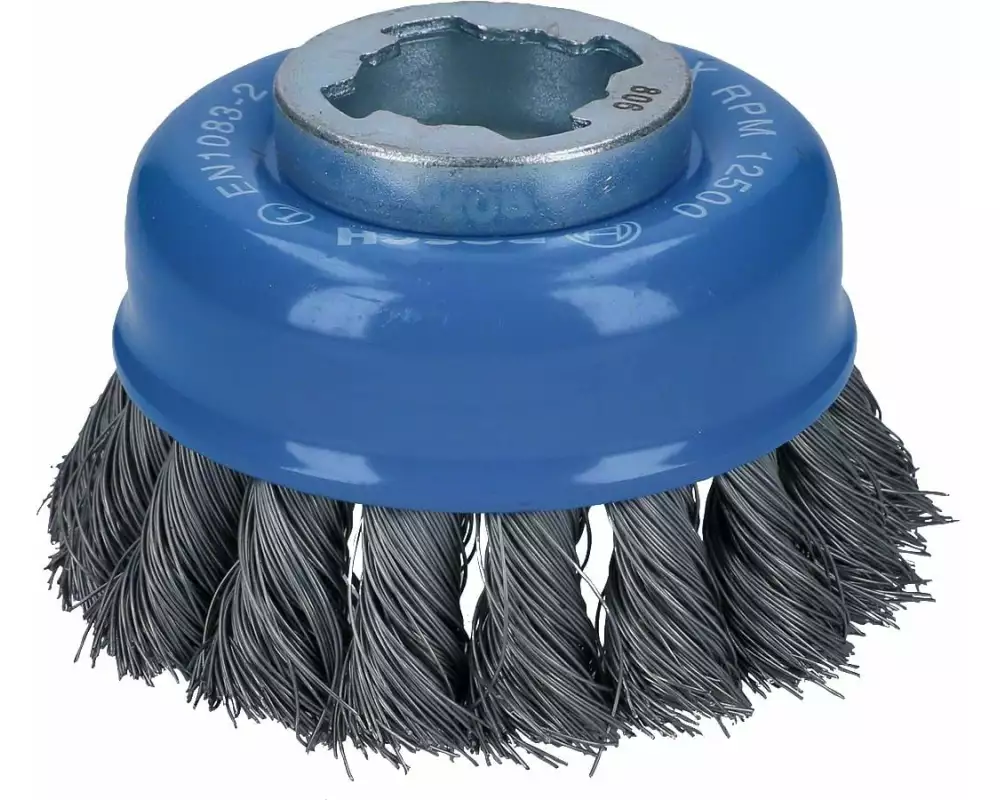 Bosch Professional Topfbürste X-Lock 75 mm, gezopfter Stahldraht