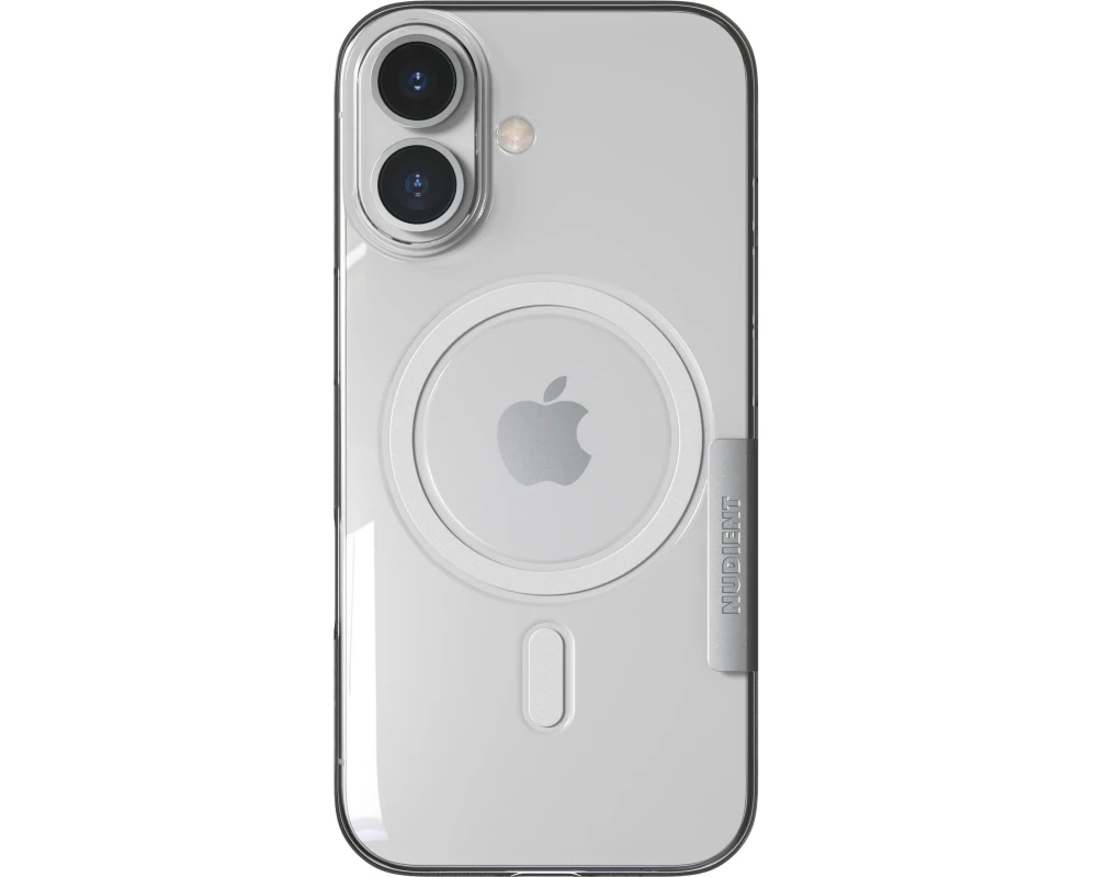 Nudient Back Cover Thin Case MagSafe iPhone 17 Transparent