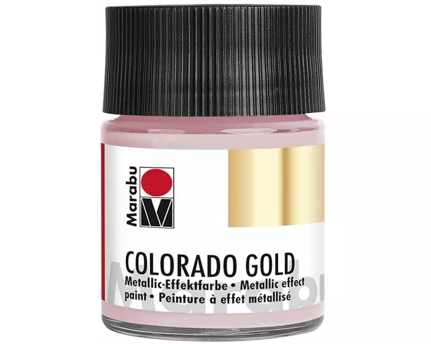 Marabu Metallic-Farbe Colorado Gold 50 ml, Rosa