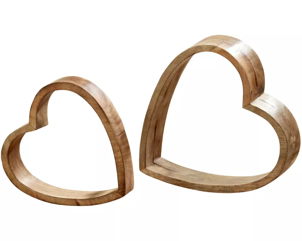 Boltze Aufsteller Heart 2er Set, 22 und 28 cm