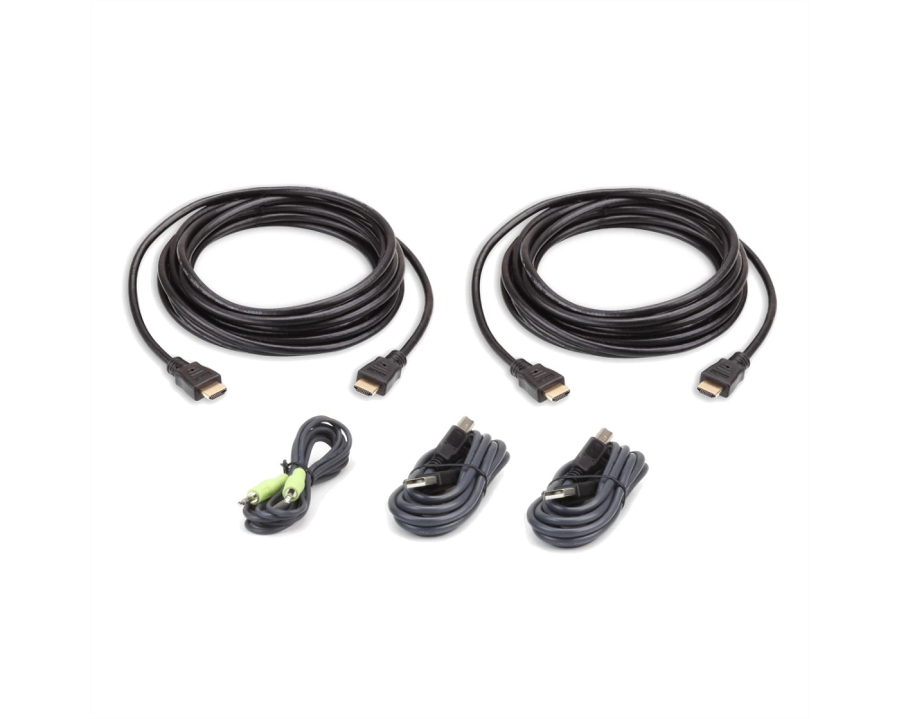 ATEN 2L-7D03UHX5 USB HDMI Dual Display Secure KVM Kabel Set