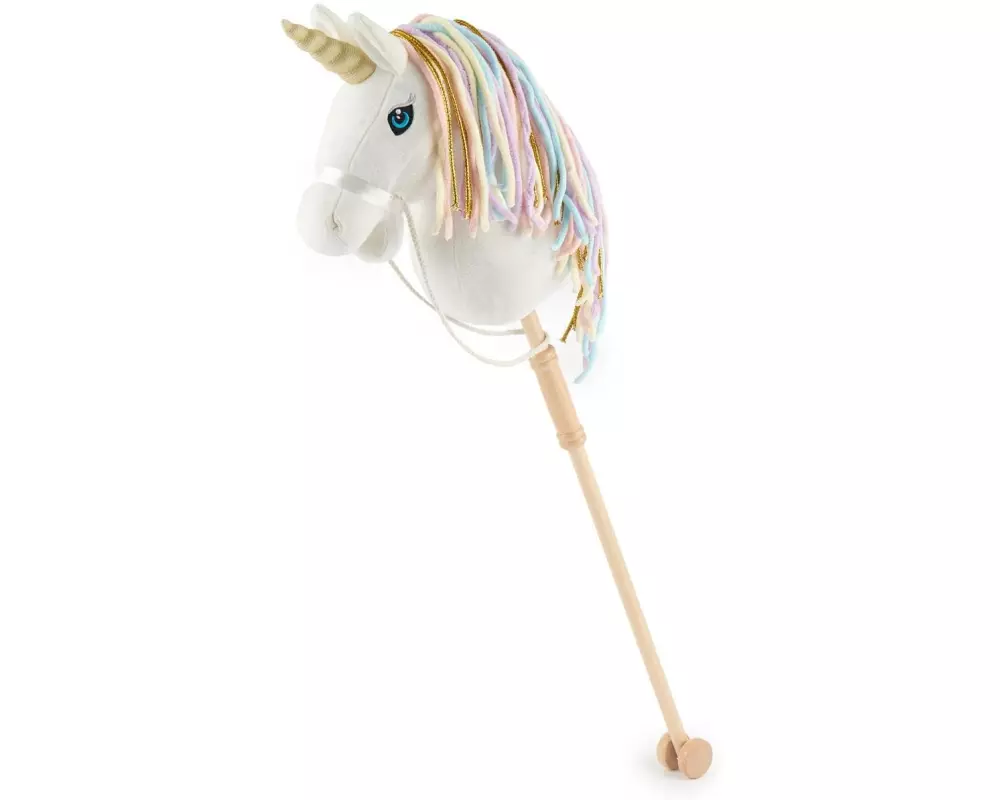 bieco Steckentier Einhorn Rainbow Mehrfarbig/Gold/Weiss