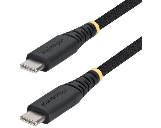 StarTech.com USB2CC15CMNCBR USB Kabel USB 2.0 0,15 m USB C Schwarz