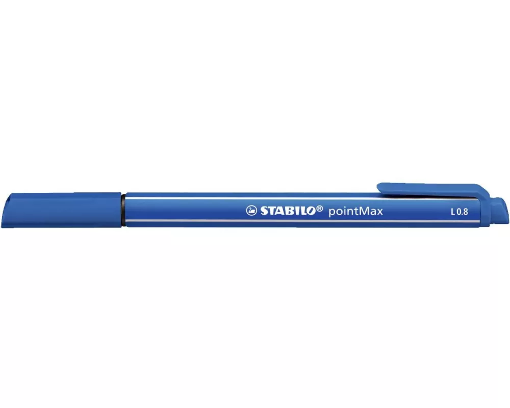 STABILO Filzstift PointMax 0.8 mm, Karminrot, 10 Stück