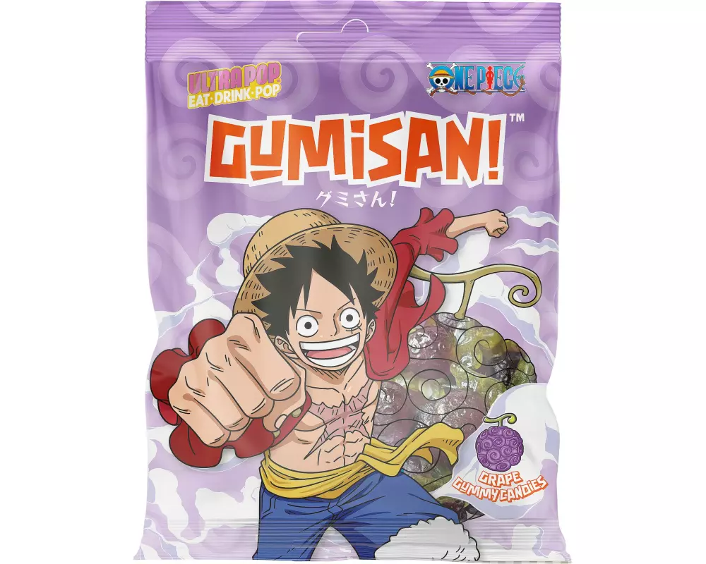 Ultrapop Gummibonbons Luffy Traube 180 g