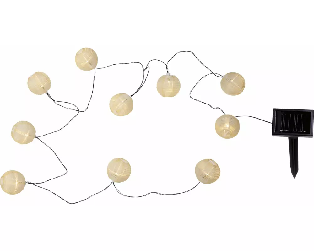 Star Trading Lichterkette Solar Festival 270 cm, Gold