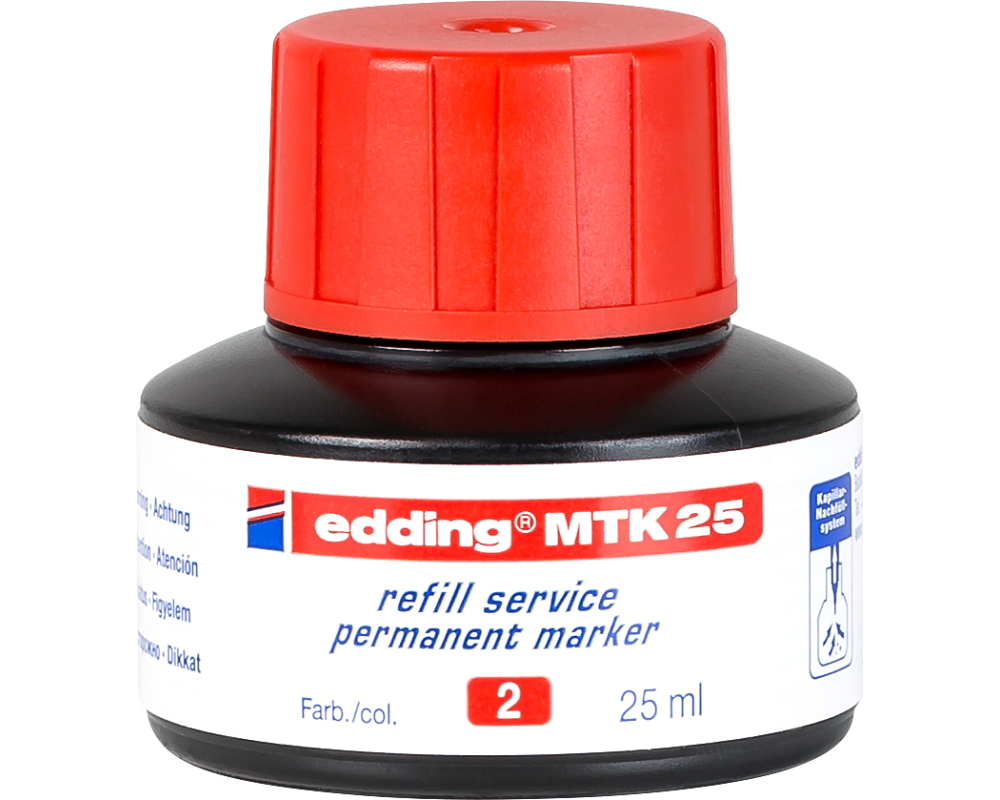 EDDING Tinte 25ml MTK-25-2 rot
