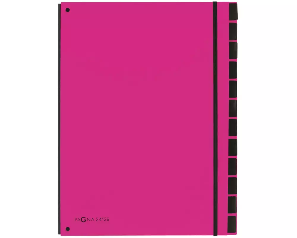Pagna Ordnungsmappe A4 Trend, Pink, 12 Fächer