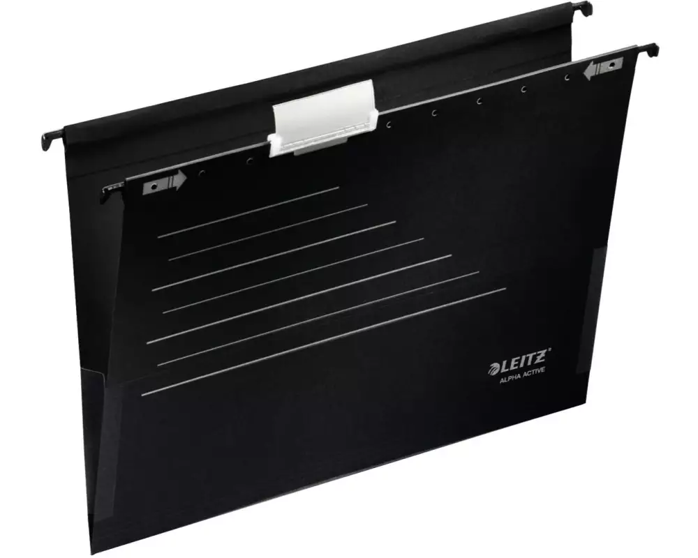 Leitz Hängeregister Alpha Active Schwarz, 5 Stück