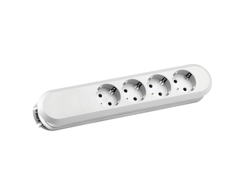 BACHMANN SMART Steckdosenleiste 4xCEE7/3 weiß, ohne Zuleitung
