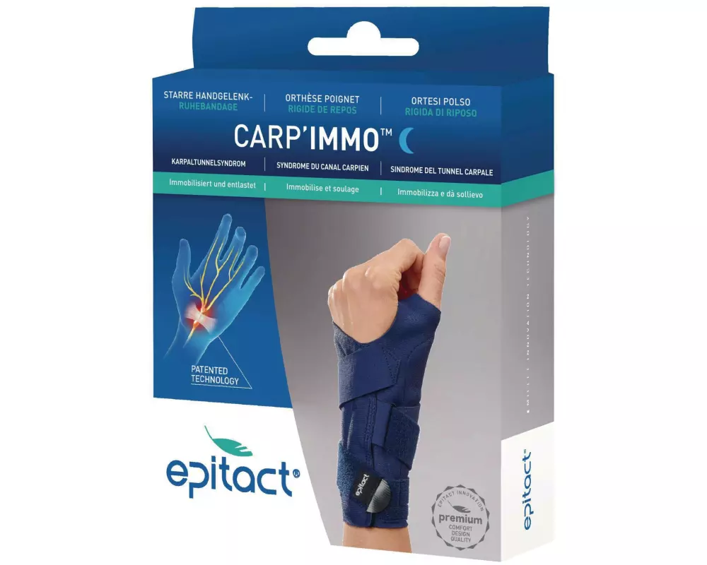 Epitact CARP'IMMO starre Handgelenk-Ruhebandage rechts S