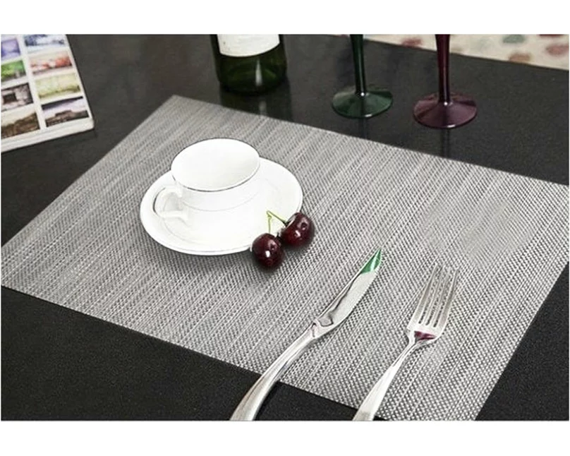 FS-STAR Tischset 6 Stück grau 30x45