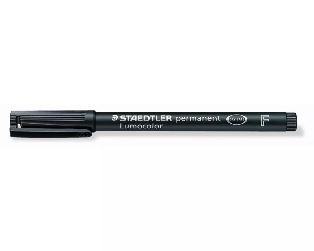 Staedtler Folienstift Lumocolor 318 F Schwarz, permanent