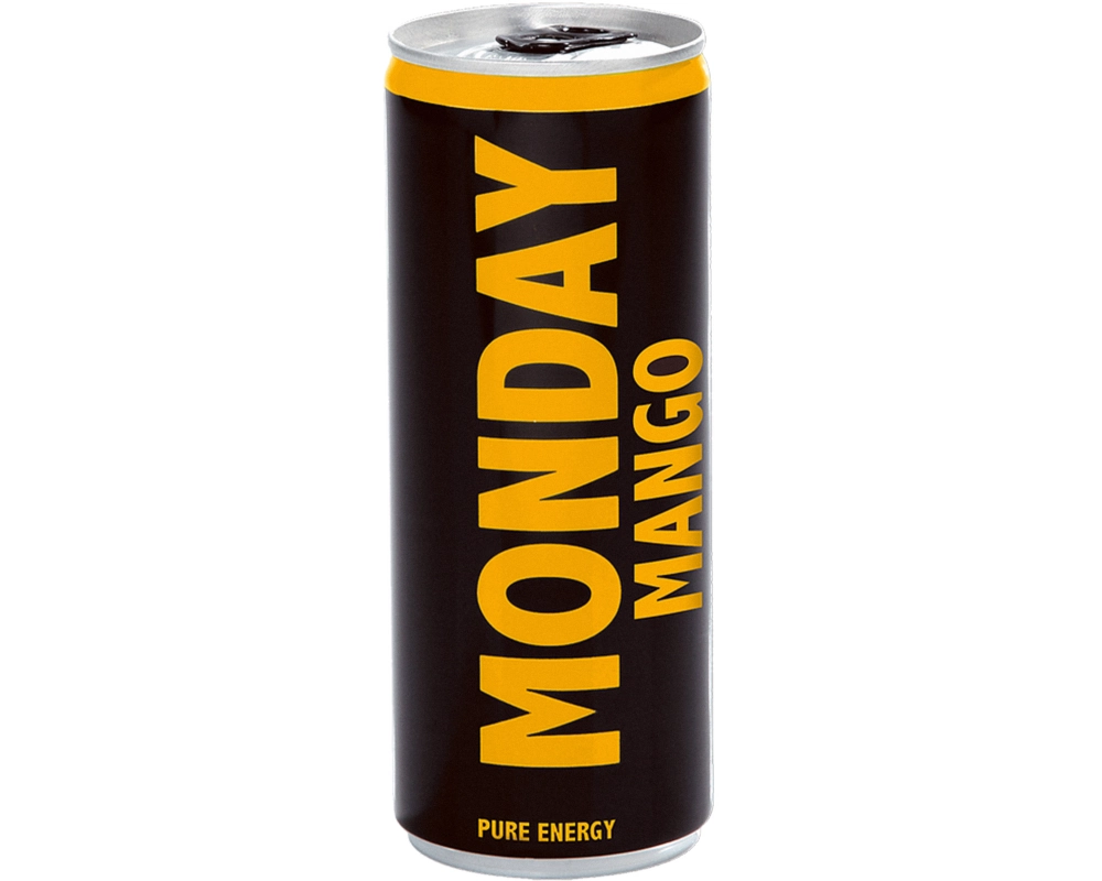 MONDAY Mango Alu 129400000865 25 cl, 24 Stk.