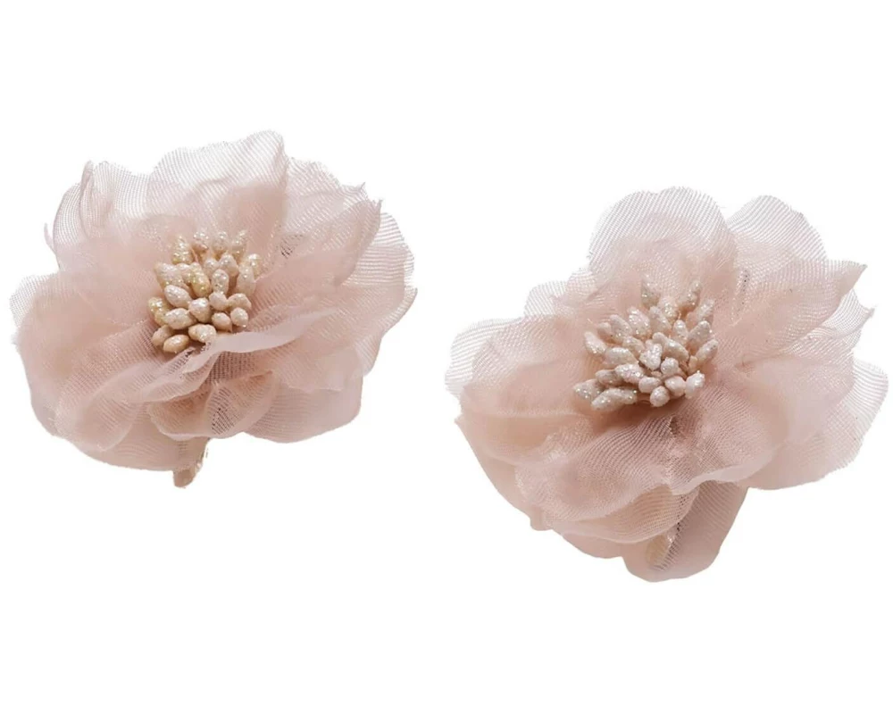 Trisa Accessoires Celebride Stoffblume Clip Beige