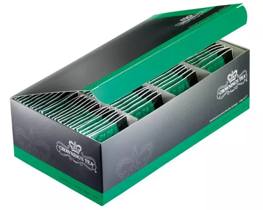 Crowning’s Tea Teebeutel Pfefferminze 100 Stück