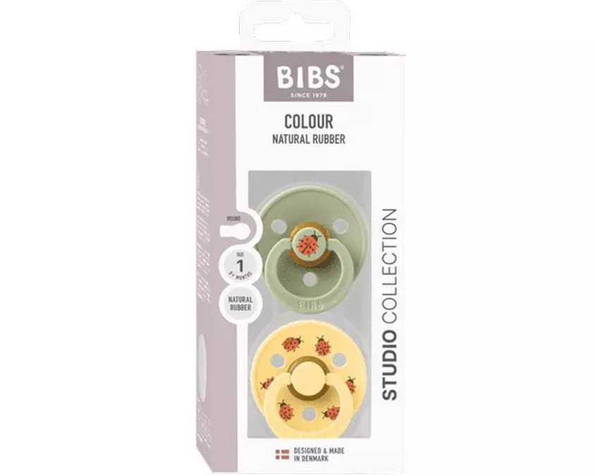Bibs Colour Studio 0-6m, 2 Stk. / Sage Mix