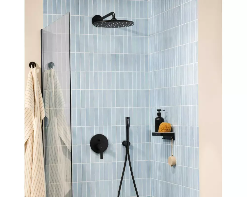 GROHE Lineare Wannenarmatur Schwarz