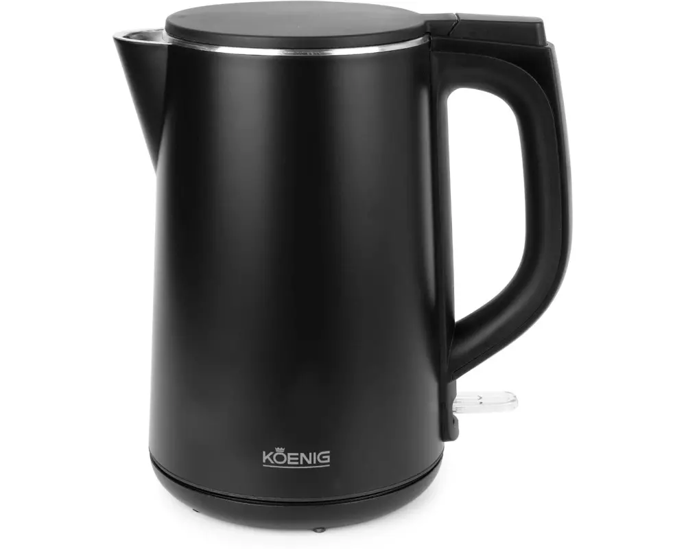 Koenig Wasserkocher Eco Line 1.5 l, Schwarz