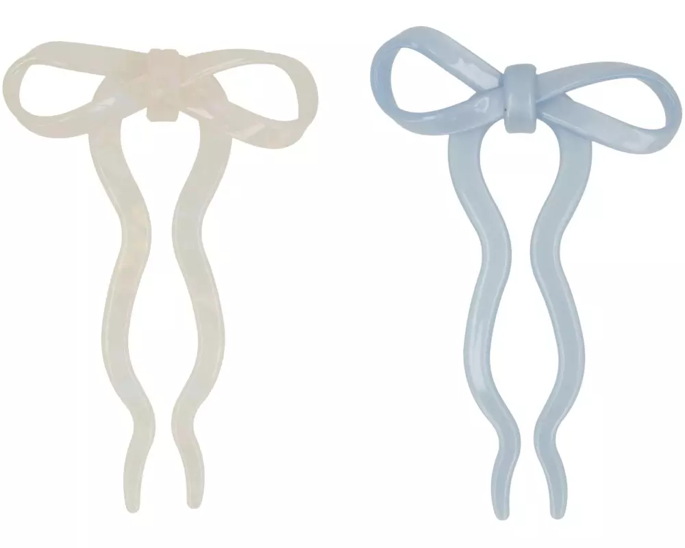 Trisa Accessoires Haarnadeln Set Weiss/Hellblau