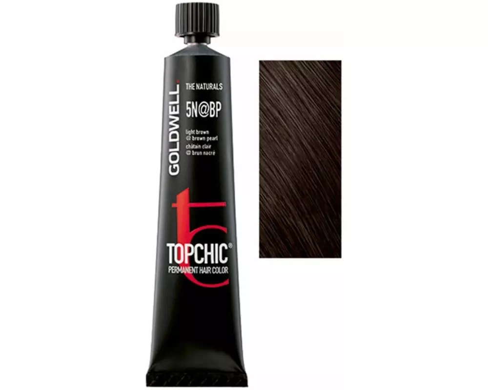 GOLDWELL Haarfarbe Topchic 5N@BP Lichtbraun Perle 60 ml 60 ml