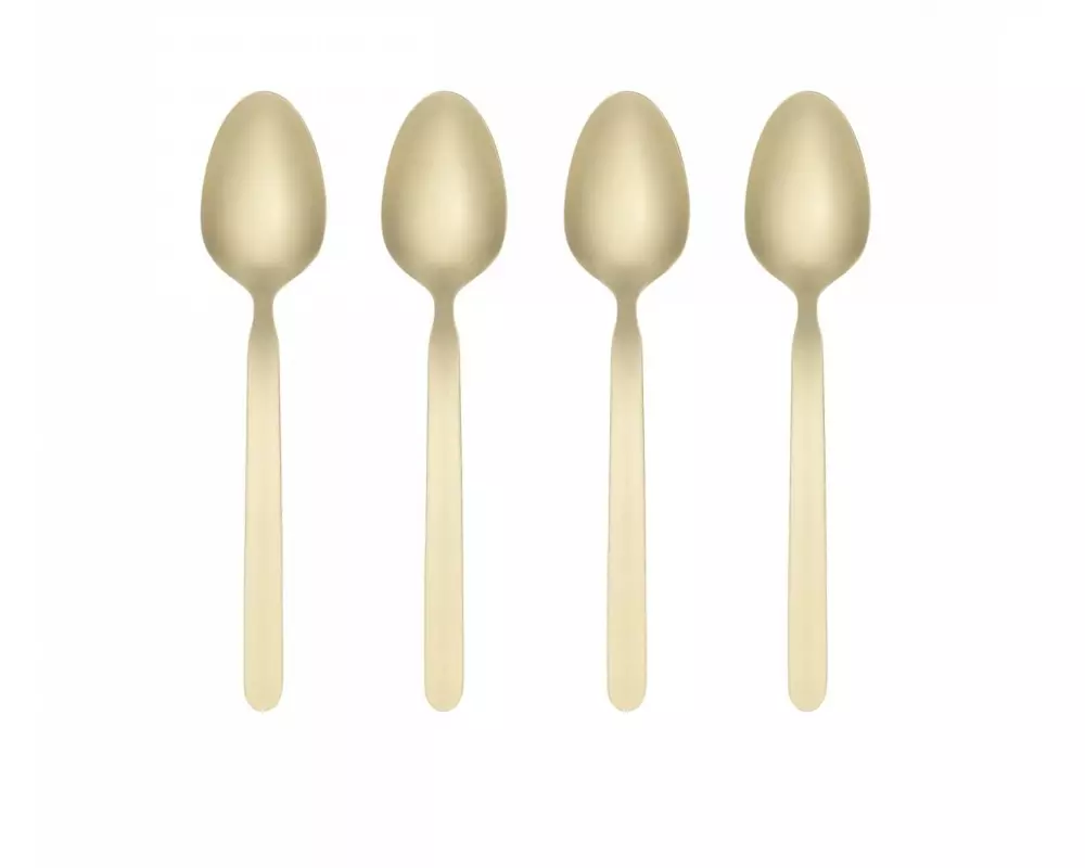 Blomus Espressolöffel Stella 4 Stück, Champagner