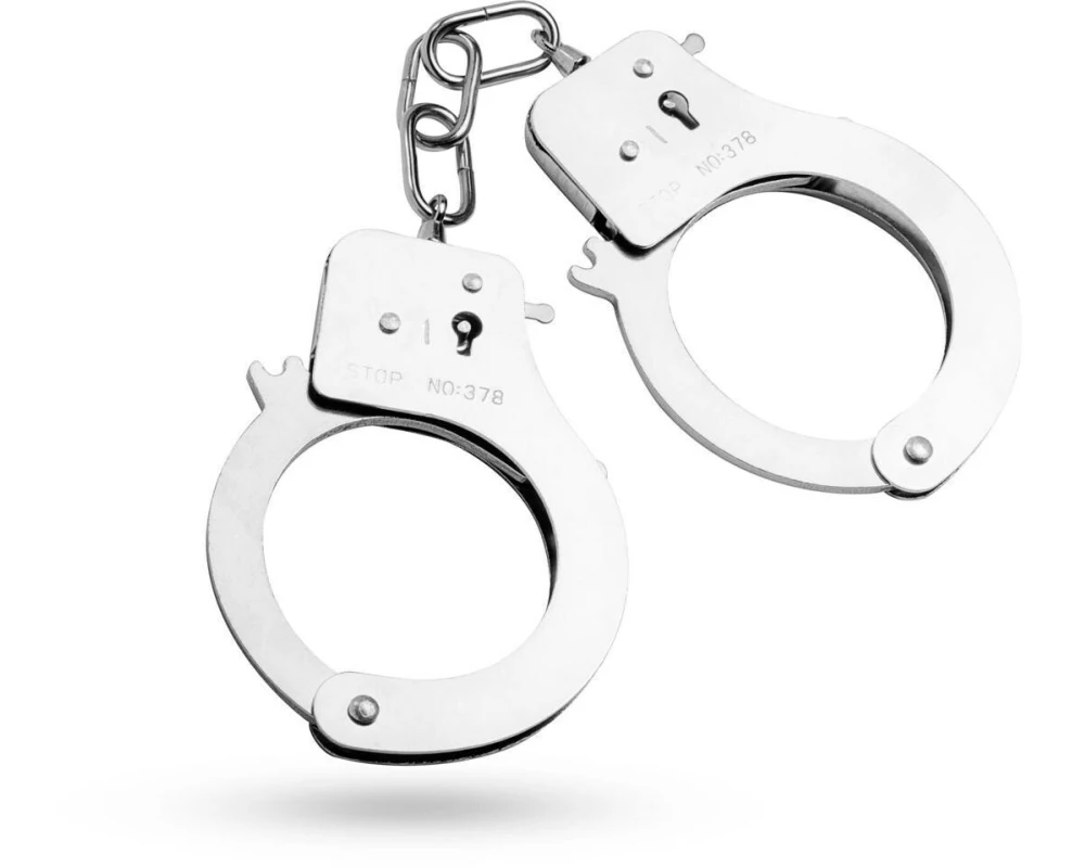 Easytoys Fetish Collection Handschellen aus Metall Silber