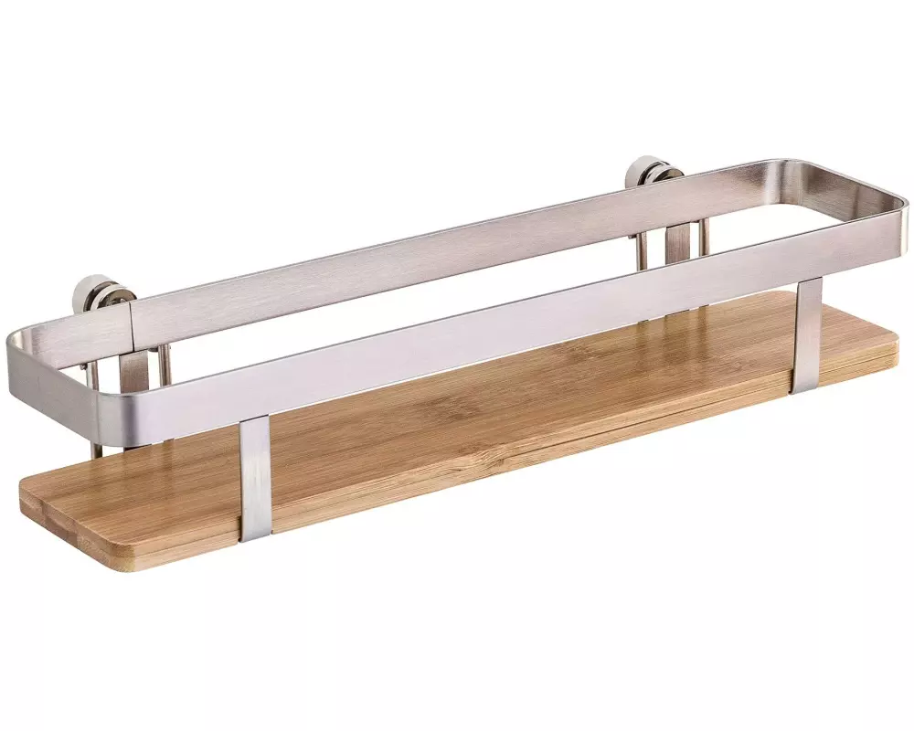 Wenko Gewürzregal Premium 30 x 7 x 5.5 cm Braun/Silber