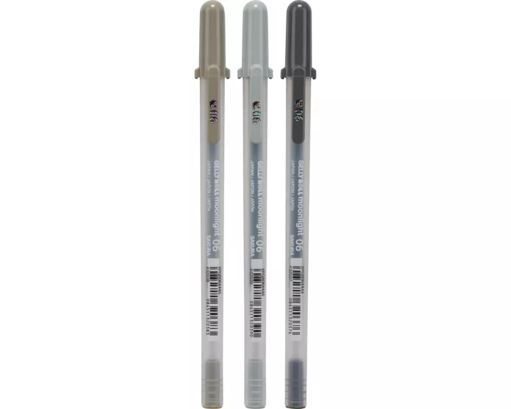 Sakura Gelschreiber Moonlight Urban 0.35 mm, Mehrfarbig, 3 Stück