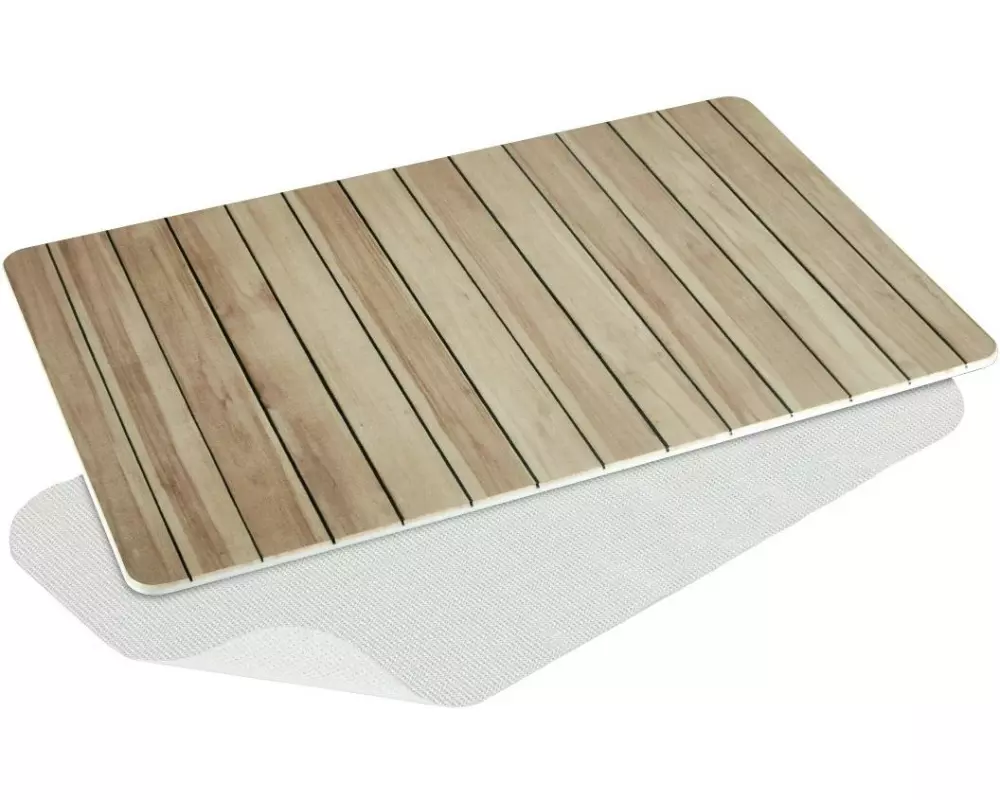 Wenko Badematte Lepiana 50 x 80 cm, Hellbraun