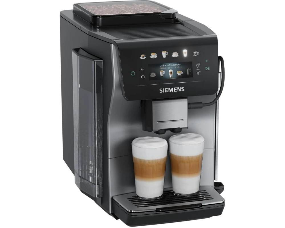 Siemens Kaffeevollautomat TP603E07 Schwarz, Silber