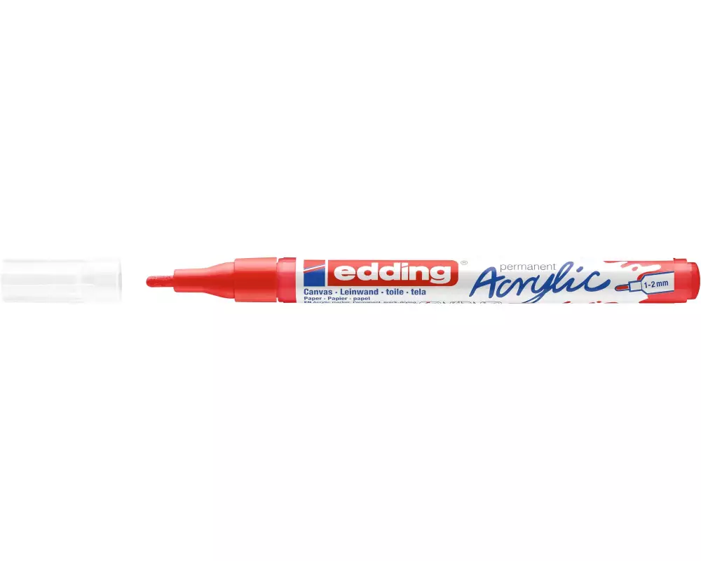 edding Acrylmarker 5300 Fein, Rot