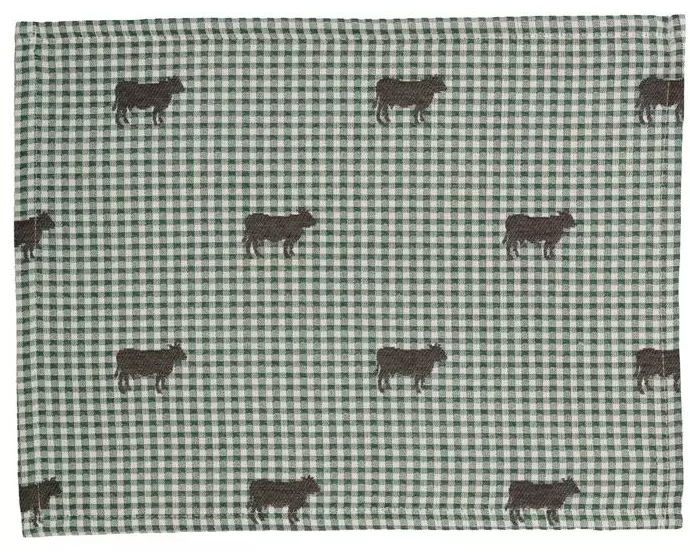 Hubatka Tischset Bella 35 cm x 45 cm, Grün