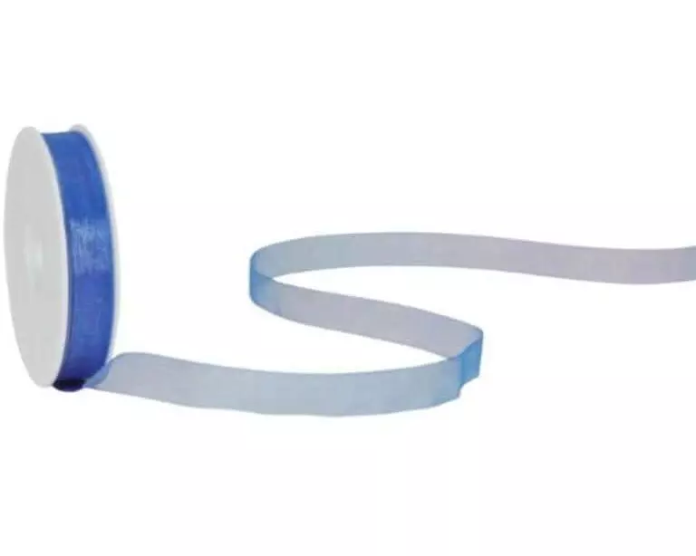 Spyk Organzaband Organsa 15 mm x 8 m, Blau