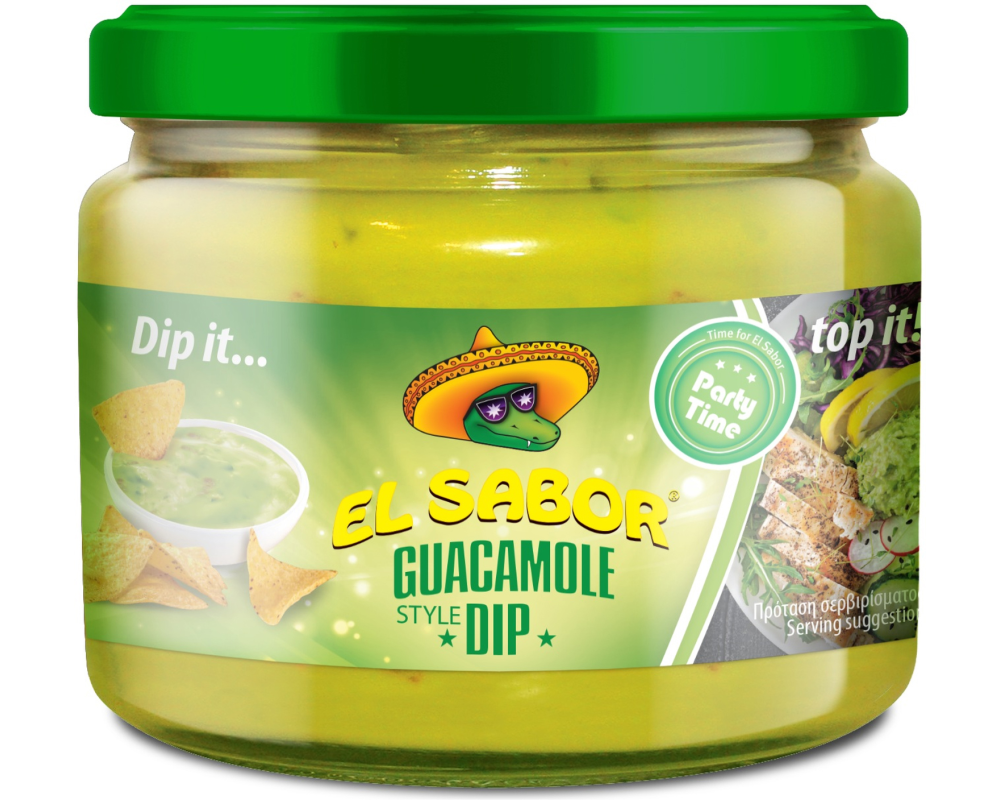 EL SABOR Guacamole style Dip ES423 300g