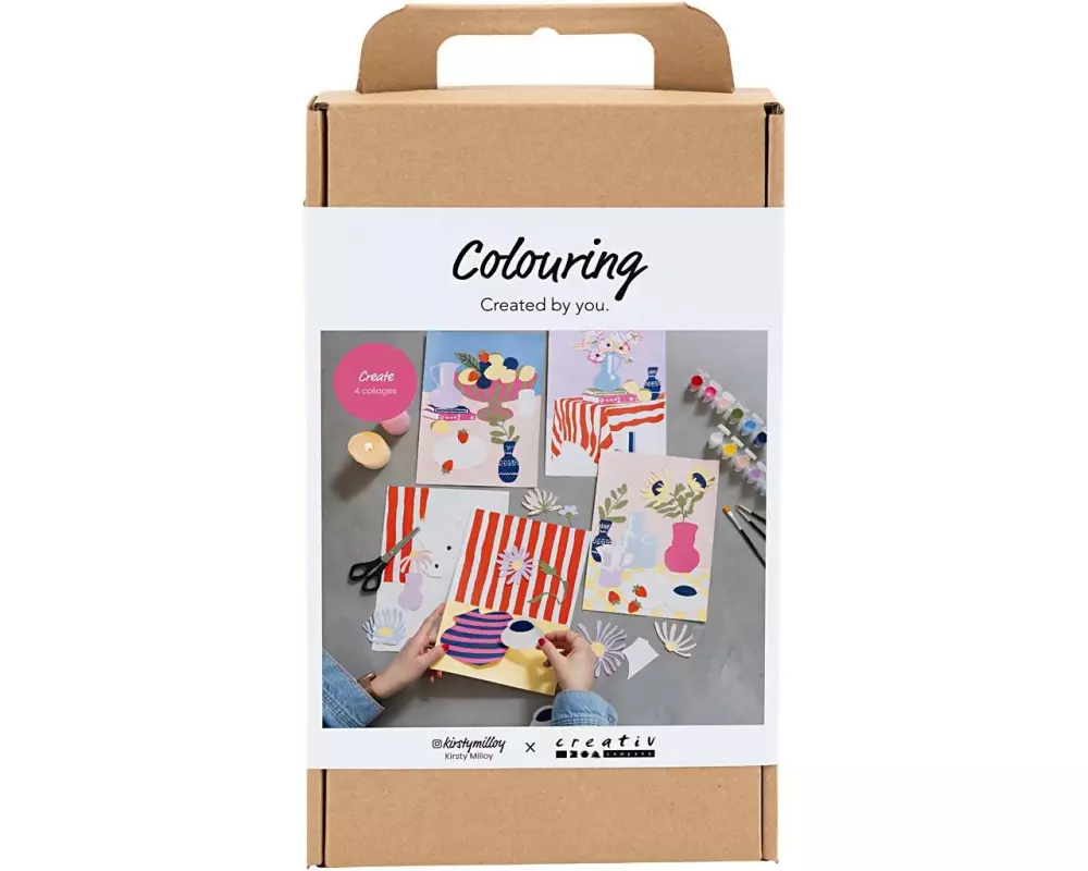 Creativ Company Wasserfarbe Collage Mehrfarbig